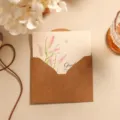 Sobre de papel kraft vintage con juego de tarjetas de felicitación - Almorejo