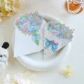 Cartes de vœux en forme de bouquet de fleurs avec imprimé Happy pour la Saint-Valentin - Style Nœud Bleu (3)