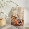 Tarjeta de felicitación acuarela estilo ins con ilustración de peces de colores - Best Wishes