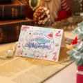 Hand-drawn cartoon Christmas greeting card featuring festive holiday illustrations and text - White Background Snowman And Christmas Tree Style (2025111702-5)