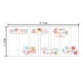 Teacher's Day decorative bouquet inserts and cards measuring 310mm by 129mm size. - Gratitude Teacher's Day Insert Card (2026073002)