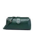 Sac docteur vintage en cuir PU et sac à bandoulière en couleur élégante vert foncé - Vert