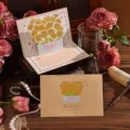 Elegantes 3D-Pop-up-Sonnenblumen-Grußkartenset mit Umschlag für besondere Anlässe - Sonnenblumen-Stil (6)