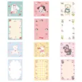 Collection of cute cartoon animal header cards in pastel colors for gift box packaging - Series 2 (Set Of 6 Card Headers And Backs)