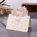 Tarjeta de felicitación ramo de flores con mensaje romántico Sun Moon and You arte - Estilo de girasol