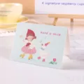 Linda tarjeta de felicitación con niña y pato para mensajes de cumpleaños DIY regalo - Día Hermoso