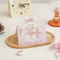 Cute pink cartoon rabbit greeting card for Valentine's Day or birthday gifting occasions. - Rabbit / 10 Pieces Pack