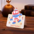 Hand-painted cute robot illustration greeting card for birthday wishes and gift messages - Robot / 10 Sheets Set