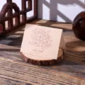 Elegant vintage floral greeting card with Love Letter theme on a rustic wood base - Love Letter / 10 Sheets Set