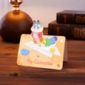 Cute cartoon caterpillar illustration greeting card with Fly Caterpillar text for gifts - Caterpillar / 10 Sheets Set