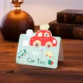 Hand-drawn cartoon car illustration greeting card for gift message and birthday wishes. - Car / 10 Sheets Set
