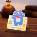 Cute blue monster greeting card featuring a hand-drawn Little Monster illustration - Bigfoot / 10 Sheets Set