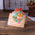 Süße Grußkarte mit Fuchs-Motiv, Blumen-Design und Text 'Beautiful Flowers' - Kleiner Fuchs