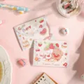 Biglietto d'auguri pieghevole con disegni di cuccioli e orsi per feste bambini - Stile Cane Carino / Confezione da 10