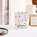 Minimalistische Happiness-Grußkarte mit schwarzem Dreiecksmuster für Geburtstag oder Dank - Glück (Einfacher Neuer Stil) / 10 Blatt Set