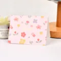 Pink floral folding card with gold foil Eternity text for birthday gift greetings - Eternity Pattern
