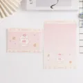 Kawaii pink stationery set with cute bear design includes letter paper and note card - Cool Kid / 8 Envelopes + 16 Lined Sheets + 10 Stickers