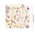 Serviettes en papier jetables thème fleurs sauvages pour fêtes d'anniversaire, 16,5 cm - Serviettes en papier (paquet de 20)
