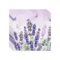 Servietten mit Lavendel-Thema, Schmetterlings- und Blumenmustern für die Party - Lavendeldruck Servietten / 20er Pack