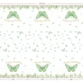 Wegwerp tafelkleed met saliegroen vlinderthema voor verjaardagsfeest decoraties - Groene Vlinder / 137*274cm