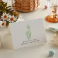Vintage floral greeting card with 'So glad you're in my life' sentimental message - Dandelion / 10 Sheets Set