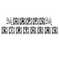 Bannière Joyeux Anniversaire motif vache pour fête - Bannière Vache / 1 Pièce / Motif Vache Noir et Blanc