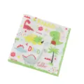 Serviettes en papier dinosaure mignonnes pour fêtes d'anniversaire d'enfants et table - Serviette Dinosaure / 12 Feuilles