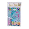 Sachets cadeaux colorés thème sirène pour fêtes d'enfants avec motifs de l'océan - Sachet cadeau pour invités / Lot de 6