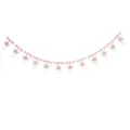 Guirlande de fanions licorne fleurie pour décoration de fête d'anniversaire pour enfants - Banderole Licorne Rose KK / 1 Pièce