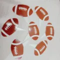 Lot de décorations pour cupcakes football américain pour fête d'anniversaire sport. - Toppers de Gâteau