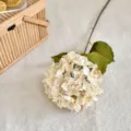Antike cremefarbene künstliche Hortensie für Hochzeit und Heimdekoration Design - Weiß