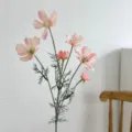 Elegant pink artificial cosmos flowers for home decor and wedding floral arrangements - Light Pink