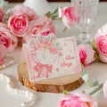 3D pop-up floral bouquet greeting card with Nice Day message for birthday holiday gift - Tulip Bouquet (Style 1) / 10 Sheets Set