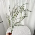Realistic artificial asparagus fern branch for wedding and shop window greenery decor - Multi-Branch Asparagus Fern / Green
