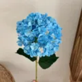 Hortensia bleu artificiel réaliste imprimé en 3D pour la décoration florale de mariage - Bleu ciel