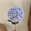 Ortensia artificiale viola realistica stampata in 3D per decorazioni nuziali eleganti - Viola