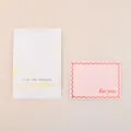 Juego de tarjetas de felicitación con estampado dorado y diseños Love and Freedom - Amor Y Libertad (Estampado Oro Minimalista) / Paquete de 10