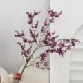 Ramo de lavanda de mar artificial púrpura realista para decoración de hogar y bodas - Violeta Claro