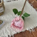 Realistic artificial pink king protea flower bud for home and wedding table decoration - Pink Ba Wang Hua