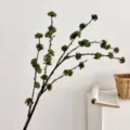 High-quality realistic artificial green berry branch for elegant home floral decor - Green