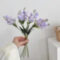 Bouquet de muguet artificiel violet réaliste pour décor de maison et de mariage - Bouquet de Muguet 6 Têtes / Violet