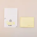 Juego de tarjetas de felicitación minimalistas doradas 'Happy Birthday' y 'For you' - Estilo Feliz Cumpleaños / Sobre de Bronceado Amarillo + Bolsa OPP