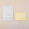 Elegantes tarjetas de felicitación con pan de oro y frases 'I'll love you' y 'For you'. - Estilo Amor De Toda Una Vida / Sobre de Bronceado Amarillo + Bolsa OPP