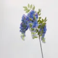 Realistische violette künstliche Blauregenblüten für die Hochzeits-Decken-Dekoration - Blau