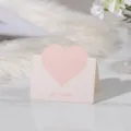 Morandi rosa herzförmige 3D-Pop-up-Grußkarte für Valentinstag und Weihnachtsgeschenke - 3D Herzform Stil / Schweizer Rosa