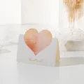 Elegant heart-shaped greeting card with 'Best wishes' gold foil text for birthdays and festivals - Light Yellow (224)