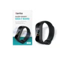 Xorita Pulsera de Sueño Inteligente Rastreador Fitness Monitor Sueño Profundo Negro - Negro
