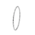 Minimalistischer gedrehter Ring aus Edelstahl in Silber - Größe 6 / Verdrehter Wellenstil (CXWLR2160) / Stahlfarben