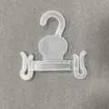 Transparent PP plastic shoe hanger hook designed for flip-flops, sandals, and clogs - Translucent (CY04013)