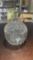 Großes Kristallglas Bonbondose mit Deckel Sternenmuster Aufbewahrungsbehälter Glas - Kleine Größe Box-Paket / Sternenhimmel-Transparent